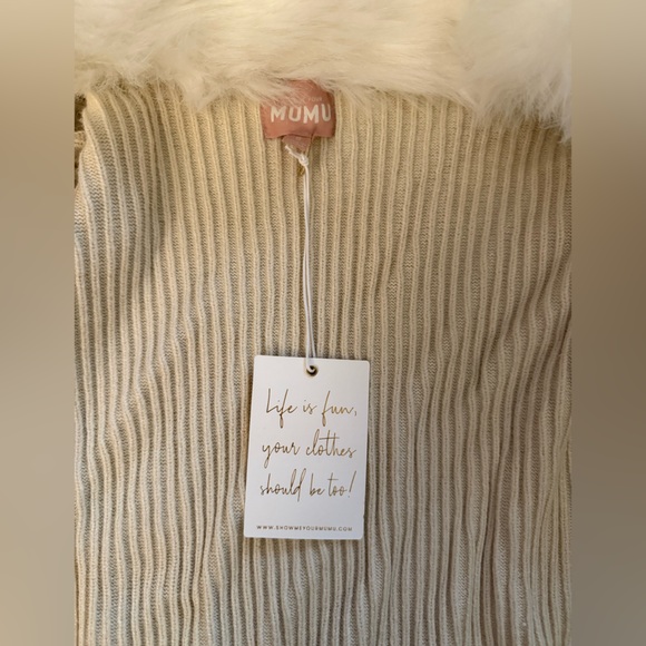 Show Me Your Mumu Lombardi Faux Fur Long Cardigan - Picture 4 of 5